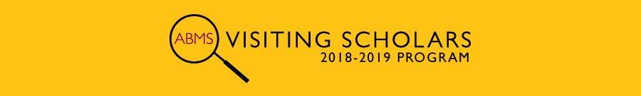 ABMS Visiting Scholars Program: Application Preview Use this document to plan your application. When you are ready to apply, please click here.