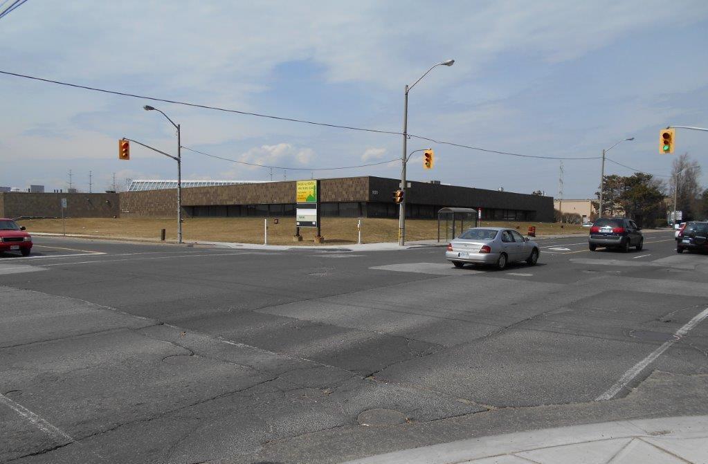 Photo 2: Former Publishing House in Scarborough, currently being used as a Church. Photo 3: Newly built industrial space in the Birchmount and Eglinton area that remains vacant.