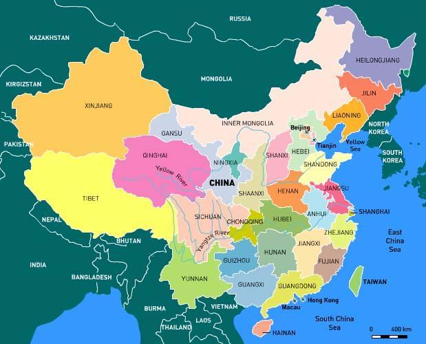 Provinces in China 31 provincial regions (excl. HK, Macau, Taiwan) 22 provinces 5 autonomous regions, e.g. Tibet, Inner Mongolia 4 municipalities, e.