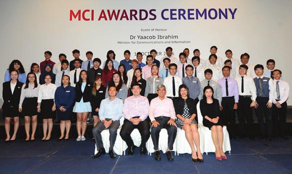 Pioneers of the IMDA s iprep Programme At the Ministry of Communications & Information (MCI) Awards Ceremony on 13 October, Dian Masura, a Freshmen from the Diploma in Digital Forensics, received the