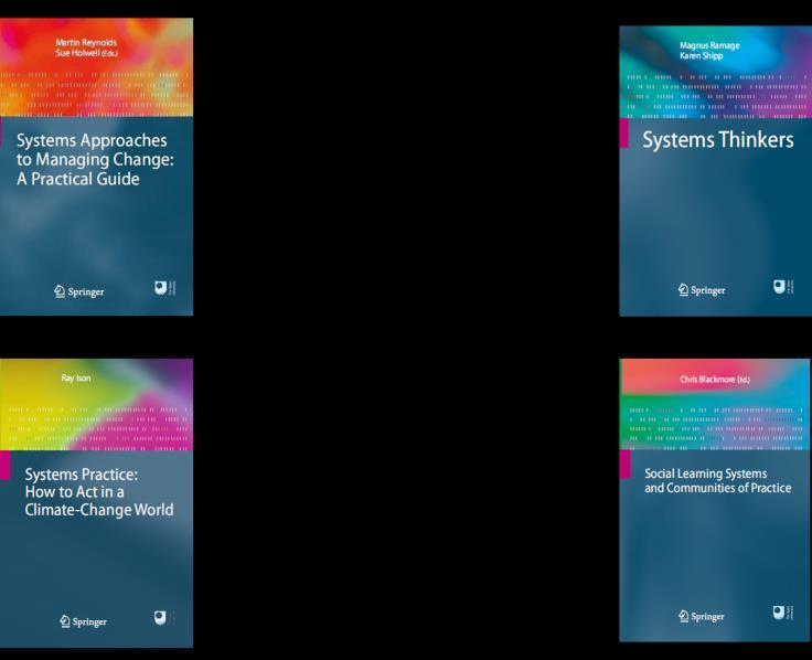 Teaching systems thinking competencies postgraduate qualifications in STiP at the OU Three significant challenges in Higher Education that hinder systems thinking