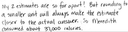 Application Problem (7 minutes) Meredith kept track of the calories she consumed for 3 weeks.