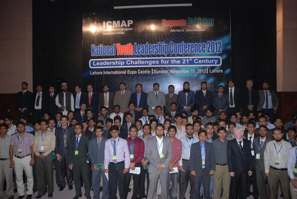 Students Affairs and Co-Curricular Activities The Institute organized various activities for students including two national conferences. National Youth Leadership Conference Mr.