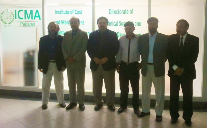 Sajjad Ahmed, Council Member inaugurating Head Office s Technical Support & Practice Development Office at Islamabad.
