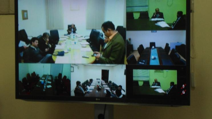The Video- Conferencing Facility is operational from five Campuses.