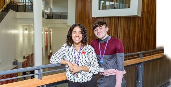 The Hanson Sixth Form is a large vibrant community of 290 students from diverse backgrounds. We are supportive of each other resulting in every student having the best chance of success.