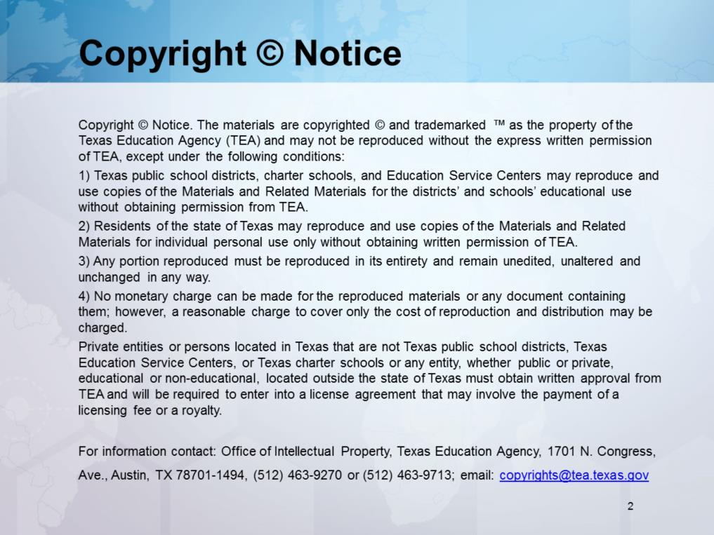 Texas Education Agency Special