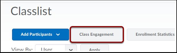 Classlist Tool First click on Course