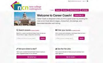 NCN FULL-TIME COURSE GUIDE 10 You might not know yet what your plans are after college, which is absolutely fine; coming to college is all about discovering more about the university and career