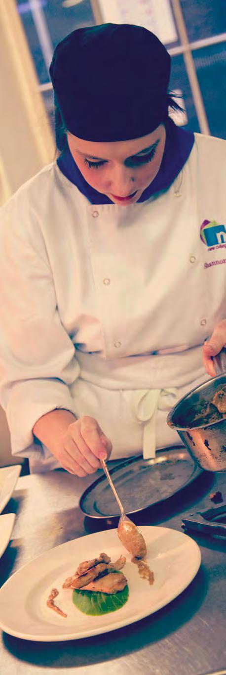 FOOD, DRINK & VISITOR SERVICES 70 PROFESSIONAL COOKERY (NVQ) DIPLOMA LEVEL 2-1 YEAR: NCN CLARENDON CAMPUS Perfect if you love being in the kitchen and get a buzz out of creating tasty and inspiring