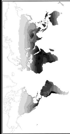 Map of skin color variation Science Unit 2 Bridges to