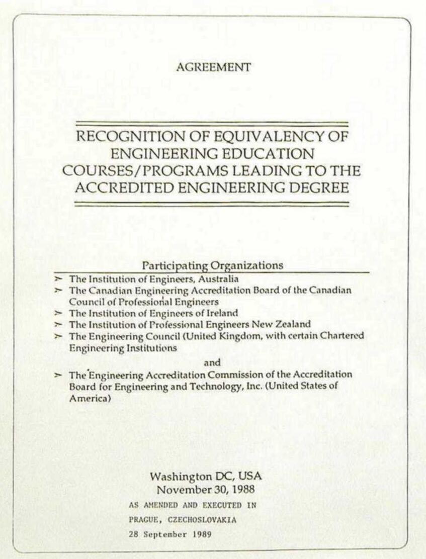 52 Washington Accord Engineering U.S.