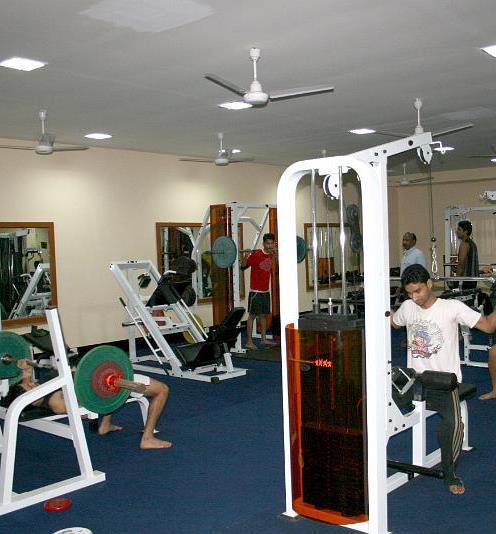 SPORTS COMPLEX The University boasts of a Mini Indoor Stadium with YY Yonex Synthetic Badminton Mat.
