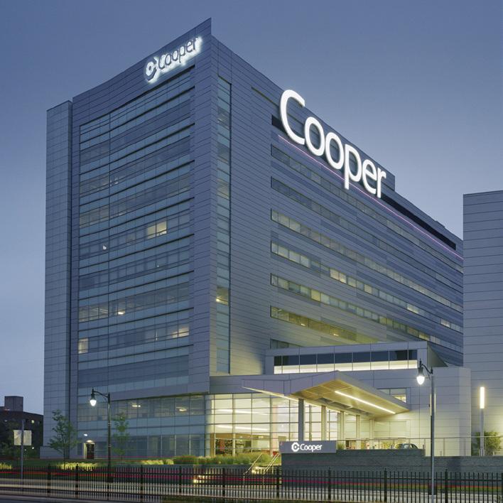 The Cooper Campus and Surrounding Area It is extraordinary to have such a high concentration of leadership at one institution but, then, Cooper is an extraordinary hospital.