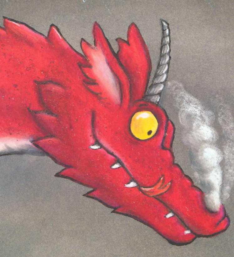 I am a dragon, as mean as can be Reread the section of the book where the dragon appears, look at the illustrations.