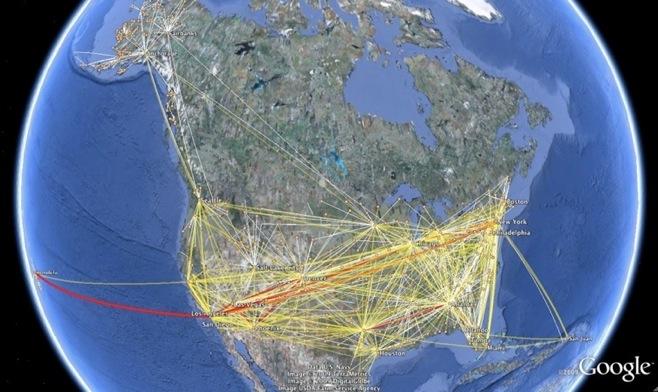 The US airport network Extracting the multiscale backbone of complex