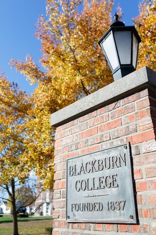 Blackburn College Blackburn College Position Profile Vice President for Institutional Advancement Blackburn College is the third oldest college in the state of Illinois, now in its 180 th year.