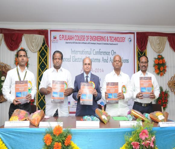 University, Ananthapur acted as a Chief Guest and keynote speaker for International Conference on Advanced Electrical Systems and Applications conducted by department of