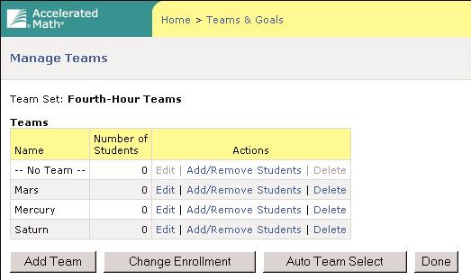 Assign Students to Teams After you have defined a team set and named your teams, it s time to assign students.
