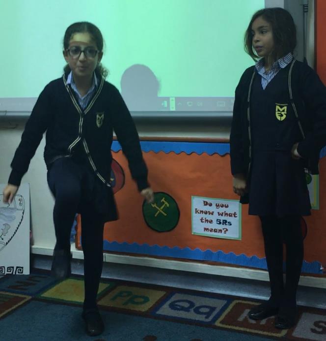 Samantha has been impressed with how quickly the students learnt their poems and have enjoyed