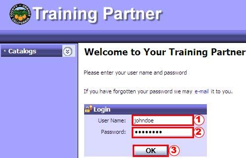 Duplicate Names It s possible that you may have the same first name and last name as someone else within the County who uses Training Partner.
