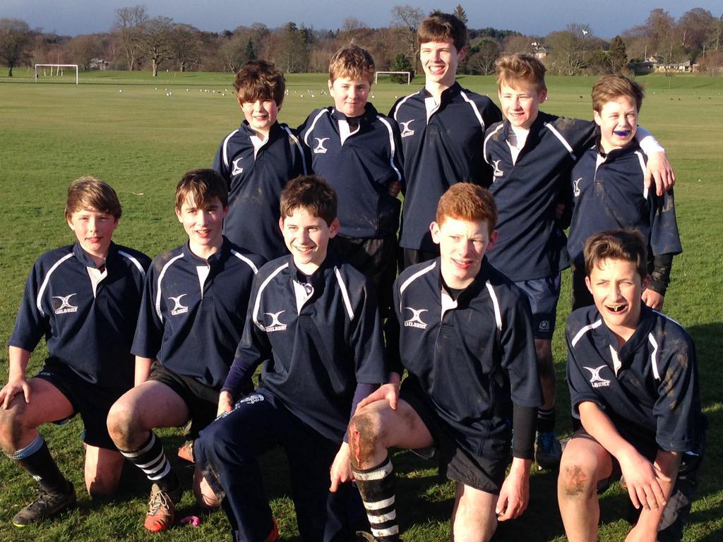 Rugby Congratulations to the S1/S2 team above