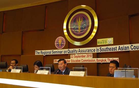 In 2010, Office of the Higher Education Commission, Thailand proposed to co-host the Back-to-Back Regional Seminar in Bangkok, Thailand.