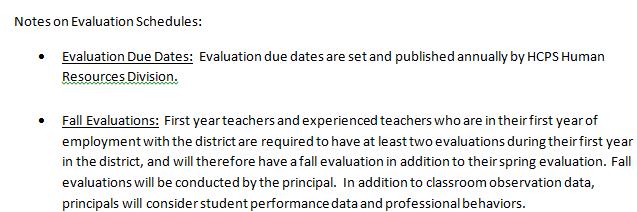 See above as this verifies teachers newly hired by the district are observed and evaluated at least twice in the first year of