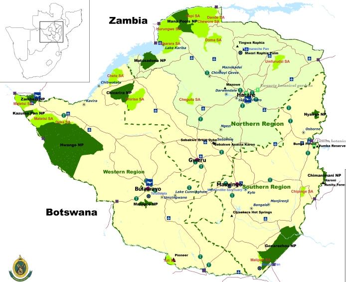 NORTHERN REGION Major Towns Kariba, Chinhoyi, Karoi, Harare, Chegutu, Kadoma Access Harare International, Kariba, Charles Prince Airport, Bumi Hills