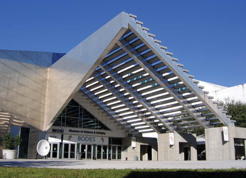 Tampa s Museum of Science and Industry and the location of the Tampa