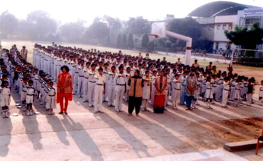 Students of some institutions reciting the Oath