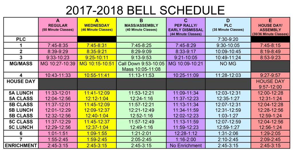 BISHOP HARTLEY HIGH SCHOOL SCHOOL CALENDAR 07-0 (Subject to change) PLEASE NOTE: We offer this calendar as a help for families for the school year.