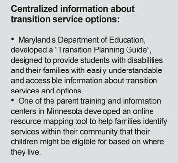 compiled and made available in one central place for families to access.