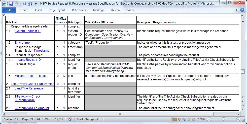 Message types l Consist of data items that either: have a data