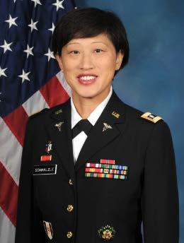 She has the distinction of being Deputy Chief of the Logistics Plans & Operations Division in the Pentagon, and was recognized by the Army with its highest civilian award, the Decoration for