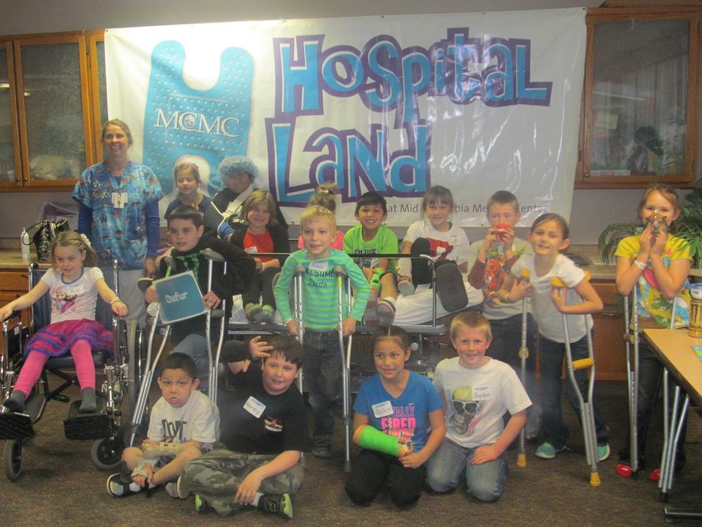 MCMC Hospital Land The first grade class took a field trip last month to