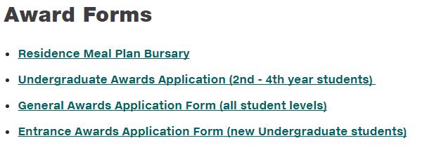 Section 7: Application Checklists 7.1 Preliminary Application Checklist Apply to UNBC and be accepted, you need a UNBC student number to apply o https://www.unbc.
