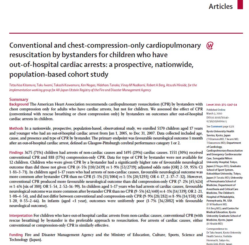 5170 patients (71% non cardiac) Non cardiac causes Better outcomes with