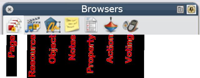 But wait there s more: BROWSERS Page displays thumbnails of flipchart pages Resource library