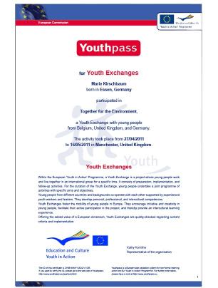 Youthpass process Identify learning moments Set learning directions Document learning on the way