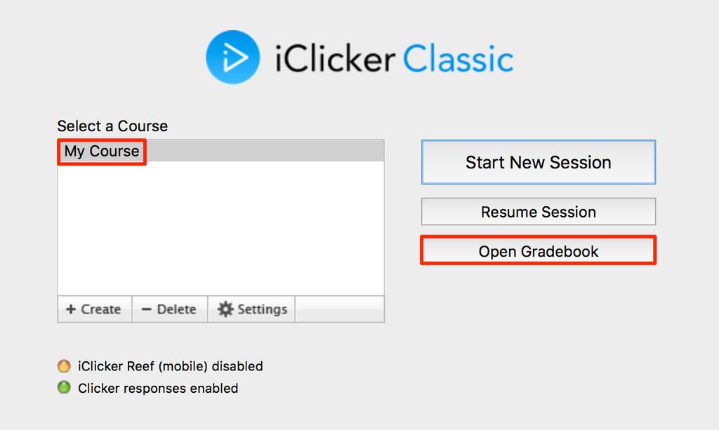 Upload i>clicker polling data into the Learn@Illinois Grader Report After you've polled your students in class, your polling data will appear in the i>clicker Gradebook.