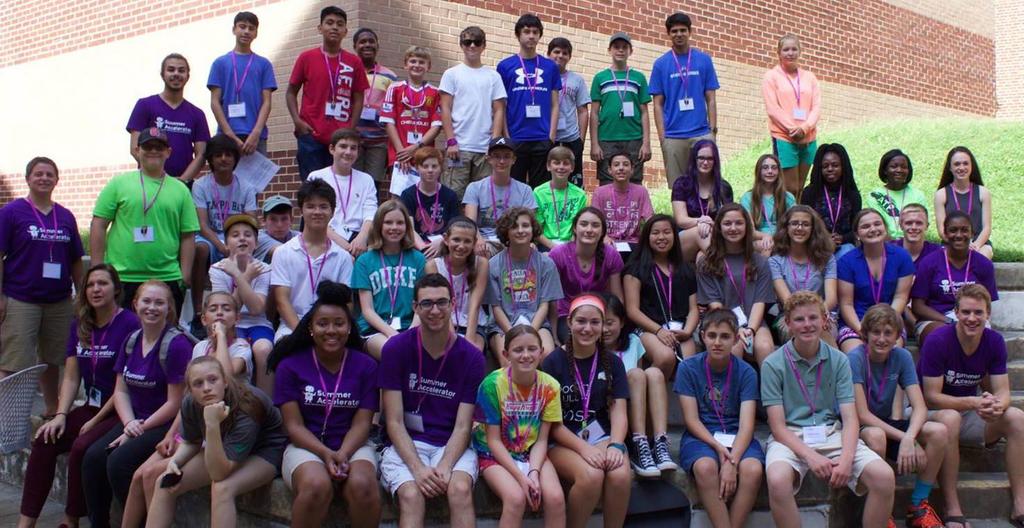 Summer @ NCSSM More than 900 students attended 8 summer programs Summer Accelerator Summer Research and Internship Summer Leadership and