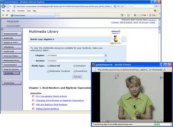 MULTIMEDIA LIBRARY The Multimedia Library includes section, objective, and example-based videos, Interactive Concept Check videos, chapter test prep videos, the complete etext,