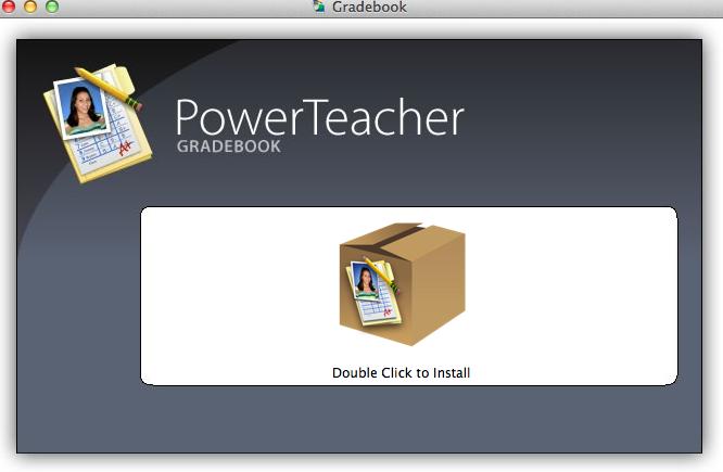 Log into PowerTeacher with your username and password. 2. In the blue box, you will see run installer the first time you open grade book. Click on Installer.