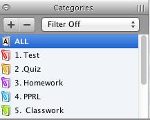 Setting Up Categories in Powerteacher By default PowerTeacher lists Homework, Project, Quiz and Tests categories but you need to add Classwork