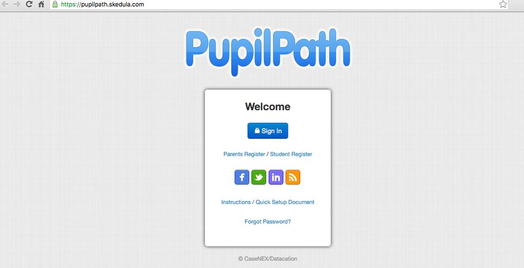 registration First, you must register to Pupil Path. You will be receiving or have already received a Pupil Path invitation letter.
