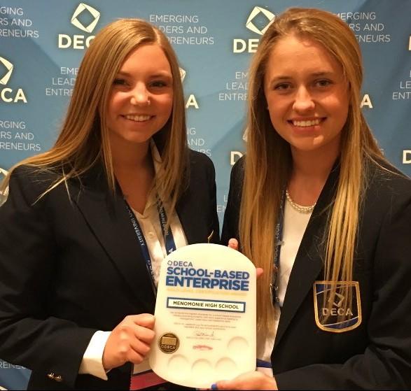 #1, SCHOOL BASED ENTERPRISE - FOOD OPERATIONS Mikayla Chon & Julia Ziemelis, Westosha Central High School Expect Excellence,, Top Ten, Fourth Place Amber