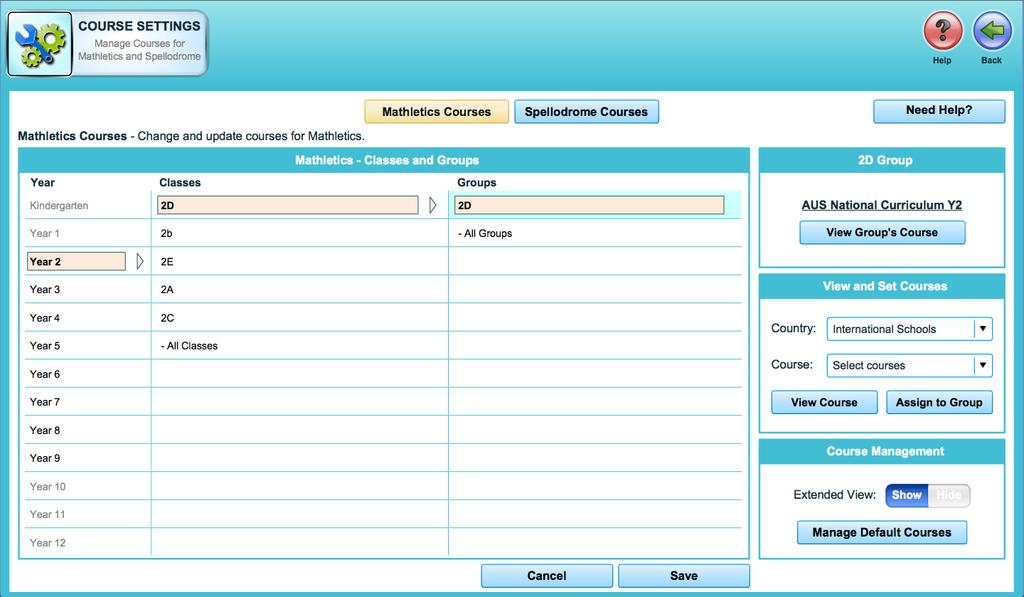 RESOURCE SETTINGS The Resource Settings panel on the School Roll dashboard manages school- wide settings, including the school s privacy level (relating to how student names appear online) and also