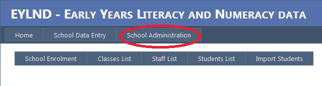 Click the School Administration tab.