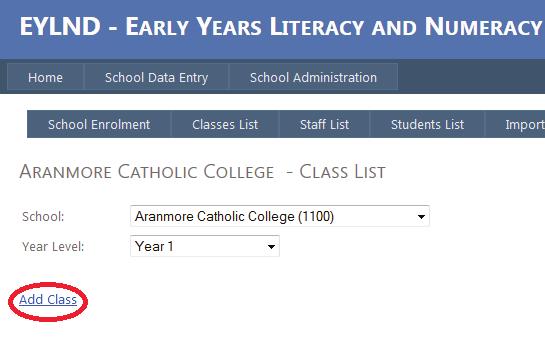 Click the School Administration tab. 2. Click the Staff List tab. 3. To add staff, click the Add Staff link. 4.